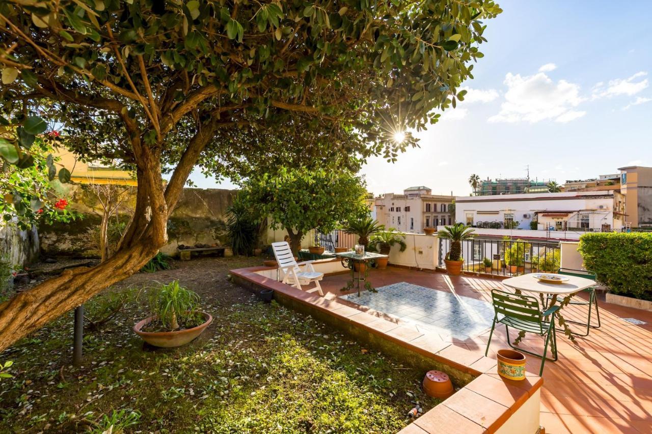 Villa Paola - Hidden Panoramic Garden And Terraces By Napoliapartments מראה חיצוני תמונה