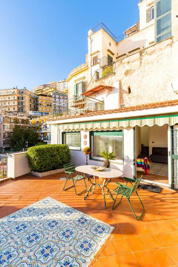 Villa Paola - Hidden Panoramic Garden And Terraces By Napoliapartments מראה חיצוני תמונה