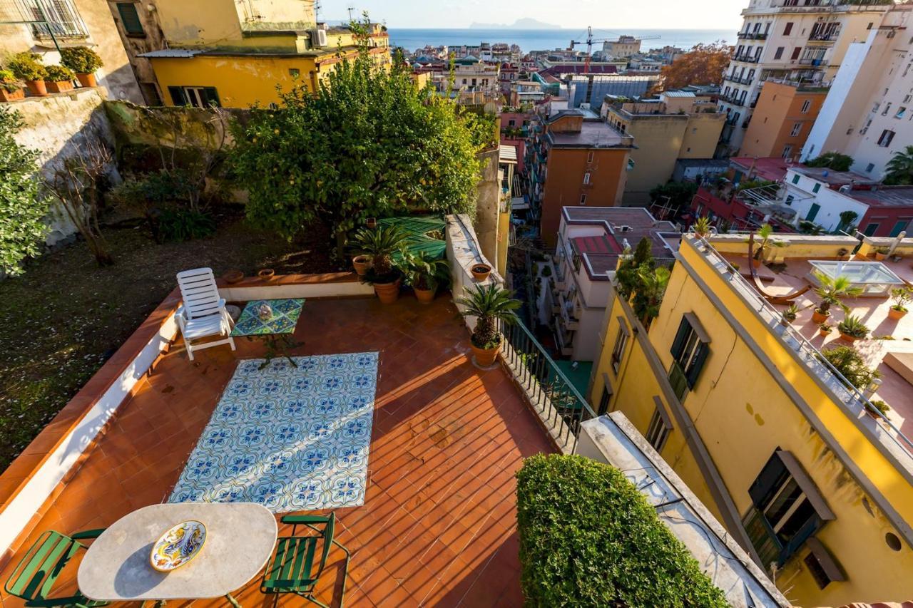 Villa Paola - Hidden Panoramic Garden And Terraces By Napoliapartments מראה חיצוני תמונה