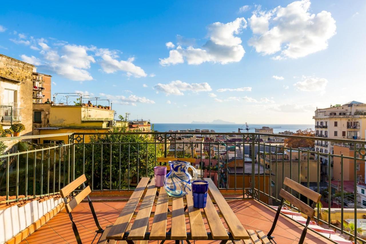 Villa Paola - Hidden Panoramic Garden And Terraces By Napoliapartments מראה חיצוני תמונה