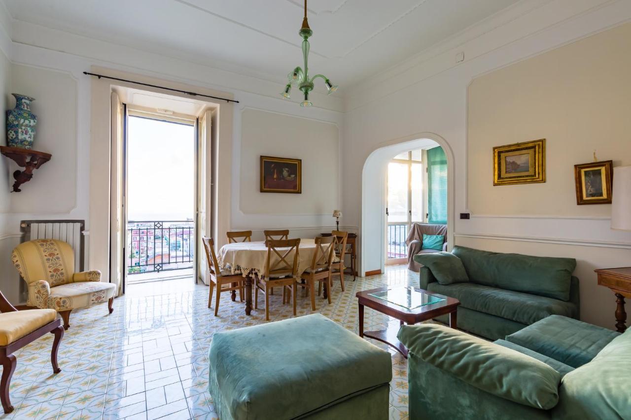 Villa Paola - Hidden Panoramic Garden And Terraces By Napoliapartments מראה חיצוני תמונה